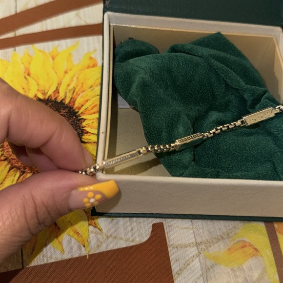 JAISS Heritage Texture Station 3.7mm Box Chain Bracelet style hammered see video - Picture 9 of 9